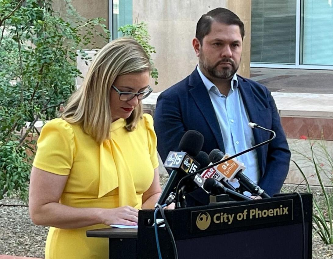 Ruben Gallego and Kate Gallego
